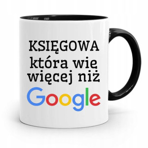 Kubek Czarny Prezent Dla Księgowej Księgowego