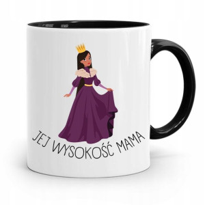 Kubek Czarny Prezent Dla Mamy Jej Wysokość Mama