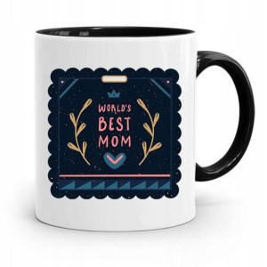 Kubek Czarny Prezent Dla Mamy Matki Best Mom