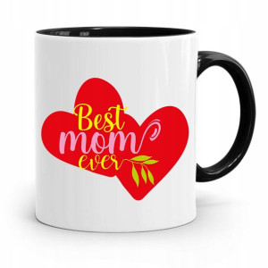 Kubek Czarny Prezent Dla Mamy Matki Best Mom Ever