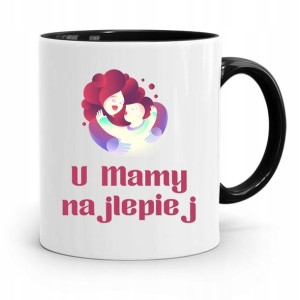Kubek Czarny Prezent Dla Mamy U Mamy Najlepiej