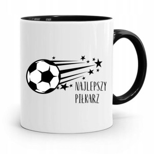 Kubek Czarny Prezent Dla Najlepszego Piłkarza
