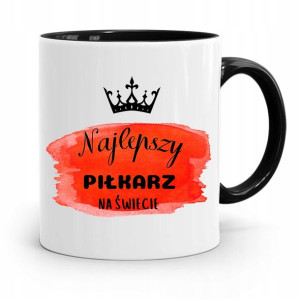 Kubek Czarny Prezent Dla Najlepszego Piłkarza