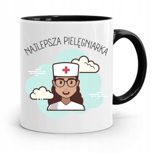 Kubek Czarny Prezent Dla Najlepszej Pielęgniarki