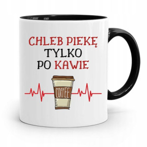 Kubek Czarny Prezent Dla Piekarza Tylko Po Kawie