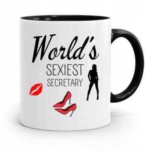 Kubek Czarny Prezent Dla Sekretarki Sexiest