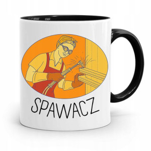 Kubek Czarny Prezent Dla Spawacza Spawacz