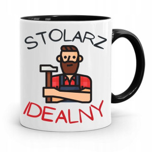 Kubek Czarny Prezent Dla Stolarza Stolarz Idealny