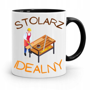 Kubek Czarny Prezent Dla Stolarza Stolarz Idealny