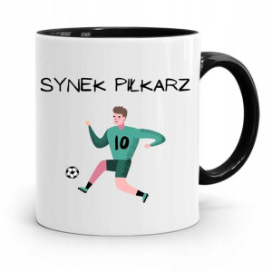 Kubek Czarny Prezent Dla Syna Synek Piłkarz