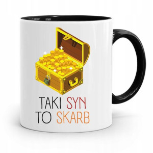 Kubek Czarny Prezent Dla Syna Taki Syn To Skarb