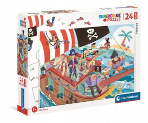 Clementoni 24209 Puzzle 24 Maxi Pirates