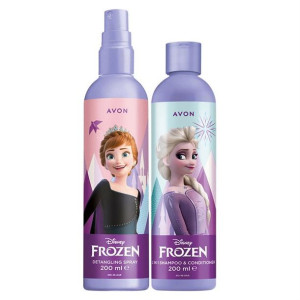 Avon Zestaw kosmetyków dla dzieci Frozen(szampon i spray do włosów)