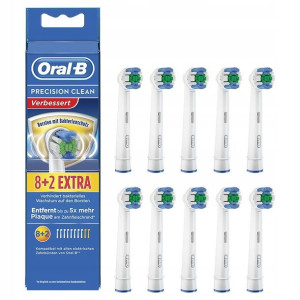 Oryginalne Końcówki Oral-b Precision Clean 10 Szt