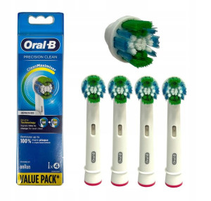 Oryginalne Końcówki Oral-b Precision Clean 4 Szt N