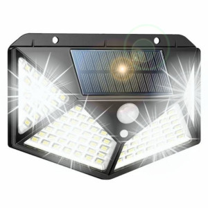 Solarna Lampa Led Halogenowa Czujnik Ruchu
