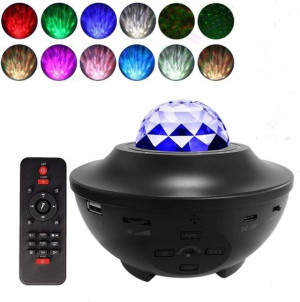 Projektor Gwiazd Star Lampka Nocna Led Usb + Pilot