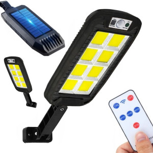 Lampa Solarna Uliczna Latarnia Led 160 Cob + Pilot