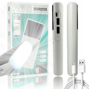 Powerbank 20000 mAh Wbudowana Latarka 2xUSB