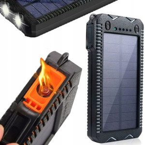 3w1 Powerbank Solarny Latarka Zapalniczka 20 000 m