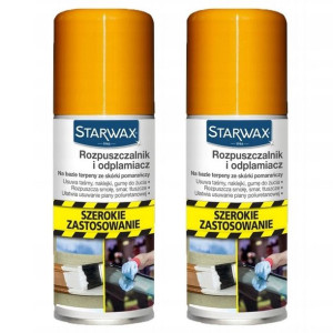 Rozpuszczalnik I Odplamiacz Starwax 100 Ml 2 Szt.
