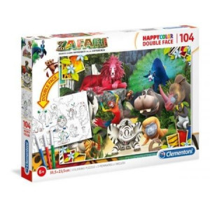 Clementoni 25701 Puzzle 104 Zafari