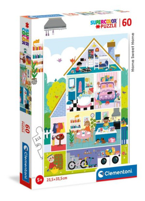 Clementoni 26062 Puzzle 60 Home Wseet Ho
