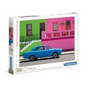 Clementoni 35076 Puzzle 500 Niebieski Samochód