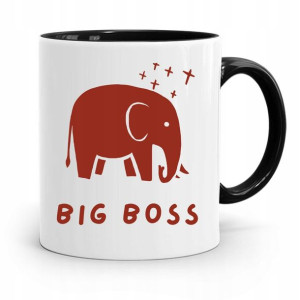 Kubek Czarny Prezent Dla Szefa Big Boss