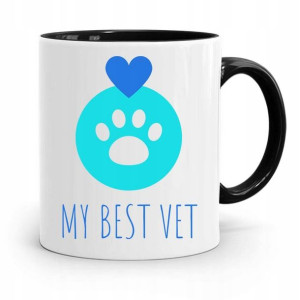 Kubek Czarny Prezent Dla Weterynarza My Best Vet