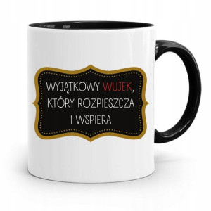 Kubek Czarny Prezent Dla Wujka Wyjątkowy Wujek