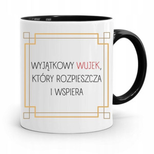 Kubek Czarny Prezent Dla Wujka Wyjątkowy Wujek
