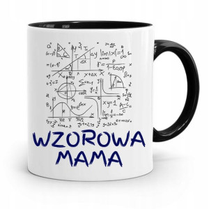 Kubek Czarny Prezent Dla Wzorowej Mamy Mamusi