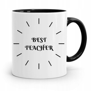 Kubek Czarny Prezent Dzień Nauczyciela Best