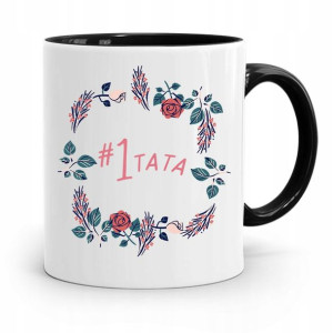 Kubek Czarny Prezent Na Dzień Ojca #1 Tata
