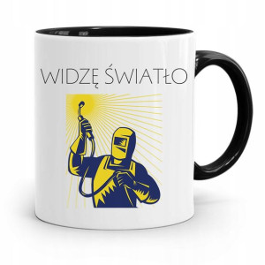Kubek Czarny Prezent Sprawacza Widzę Światło