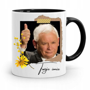Kubek Czarny Prezesa Pis Jarosław Kaczyński Imię