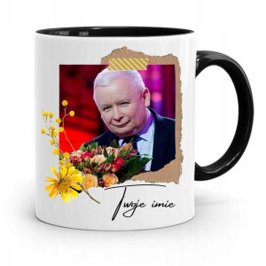 Kubek Czarny Prezesa Pis Jarosław Kaczyński Imię