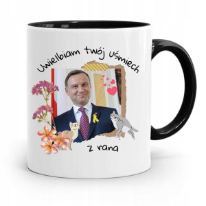Kubek Czarny Prezydenta Andrzej Duda Pis Prezent