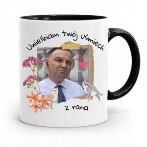 Kubek Czarny Prezydenta Andrzej Duda Pis Prezent