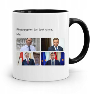 Kubek Czarny Prezydenta Andrzej Duda Pis Prezent