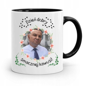 Kubek Czarny Prezydenta Andrzej Duda Pis Prezent