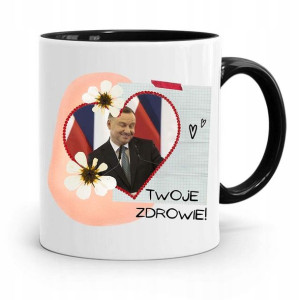 Kubek Czarny Prezydenta Andrzej Duda Twoje Zdrowie