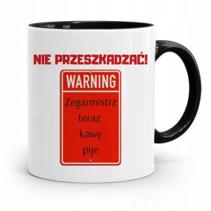 Kubek Czarny Zegarmistrza Nie Przeszkadzać