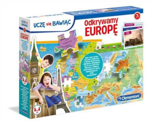 Clementoni 50020 Puzzle 104 Odkrywamy Europę