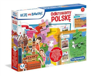 Clementoni 50021 Puzzle 104 Odkrywamy Polskę