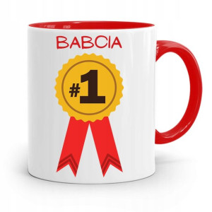 Kubek Czerwony Dla Babci Babcia Nr1