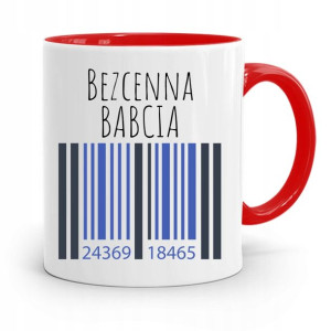 Kubek Czerwony Dla Babci Bezcenna Babcia
