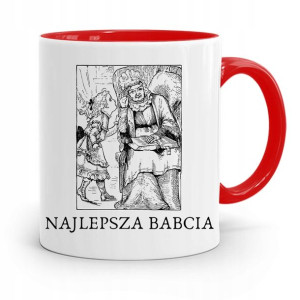 Kubek Czerwony Dla Babci Najlepsza Babcia