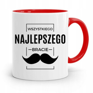 Kubek Czerwony Dla Brata Wszystkiego Najlepszego